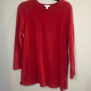 PureJill Crew Neck Sweater Res Size M women's soft touch cotton long sleeve